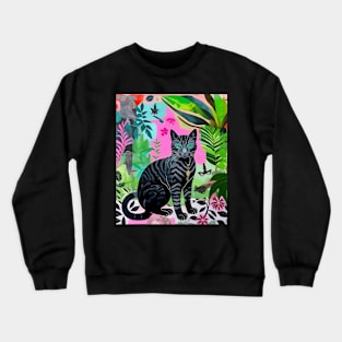 Jungles Cat Crewneck Sweatshirt